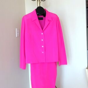 Dana Buchman Size 20W Pant Suit Fushia